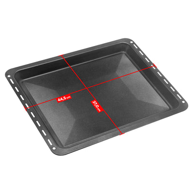 UNIQDEALZ ANTIHAFT 455x370x31 mm Backblech Fettpfanne antihaftbeschichtet/ passend für BSH-Gruppe 662999 – 00662999, 434038 kompatibel Bosch Siemens Neff Constructa Balay NEFF, Gorenje (Schwarz)