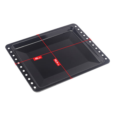 UNIQ DEALZ 460x370x25 mm Universal Backblech Fettpfanne emailliert / passend für Bosch / Siemens / Constructa / Neff BSH-Gruppe für Teile Nr. 675876 und 662999 / Balay / Profilo / Samsung / Gorenje / Teka / Beko