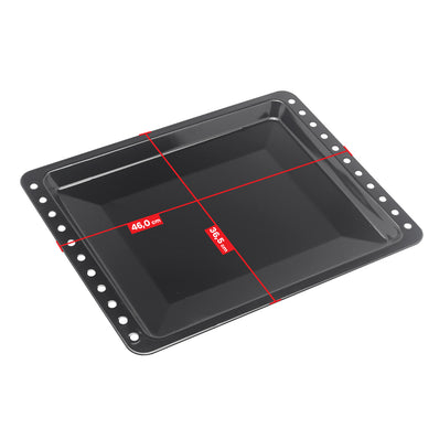 UNIQDEALZ 460x370x25 mm Universal SET Backblech und Backrost/Fettpfanne emailliert/passend für Bosch/Siemens/Constructa/Neff BSH-Gruppe für Teile Nr. 675876 und 662999 /Samsung/Gorenje/Teka/Beko