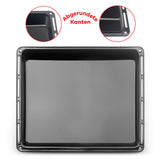 UNIQDEALZ 445x375x30 mm Set Backblech und Backrost passend für Whirlpool Gruppe Bauknecht Whirlpool Ignis IKEA Algor