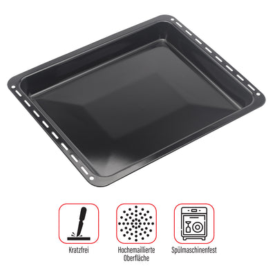 UNIQDEALZ Set 455x370x31 mm Backblech und Backrost Bosch/Siemens/Constructa/Neff usw. BSH-Gruppe für Teile Nr. 675876 und 662999