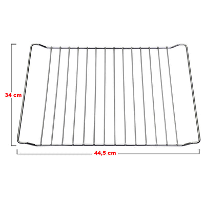 UNIQ DEALZ 445 x 375 x 30 mm und 40mm 3er Set mit 2 Backbleche 2 Tiefe emailliert und 1 Backrost 445x340x25 mm passend für Bauknecht Whirlpool Ignis