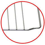 UNIQDEALZ 445x375x40 mm Set tiefes Backblech und Backrost passend für Whirlpool Gruppe Bauknecht Whirlpool Ignis IKEA Algor