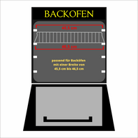 Backrost 455x370x25 mm Uniq Dealz  Backgitter/ Ofengitter verchromt passend für Herde:  Bosch Balay Constructa Siemens TeileNr. 00577170