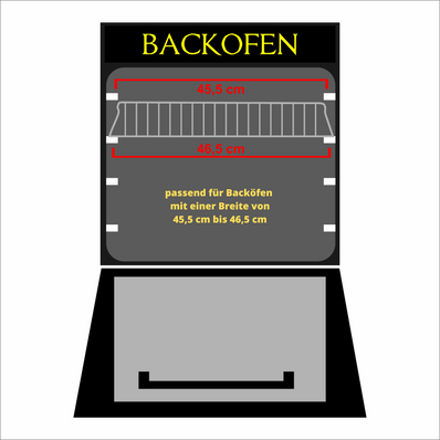 Backrost 455x370x25 mm Uniq Dealz  Backgitter/ Ofengitter verchromt passend für Herde:  Bosch Balay Constructa Siemens TeileNr. 00577170
