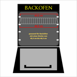 Backrost 455x370x25 mm Uniq Dealz  Backgitter/ Ofengitter verchromt passend für Herde:  Bosch Balay Constructa Siemens TeileNr. 00577170