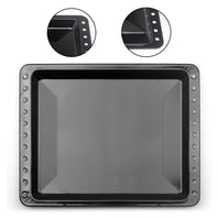 UNIQ DEALZ 460x370x25 mm Universal Backblech Fettpfanne emailliert / passend für Bosch / Siemens / Constructa / Neff BSH-Gruppe für Teile Nr. 675876 und 662999 / Balay / Profilo / Samsung / Gorenje / Teka / Beko